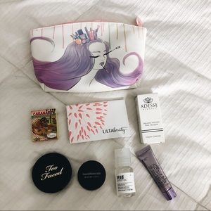 Makeup Bag w/ items